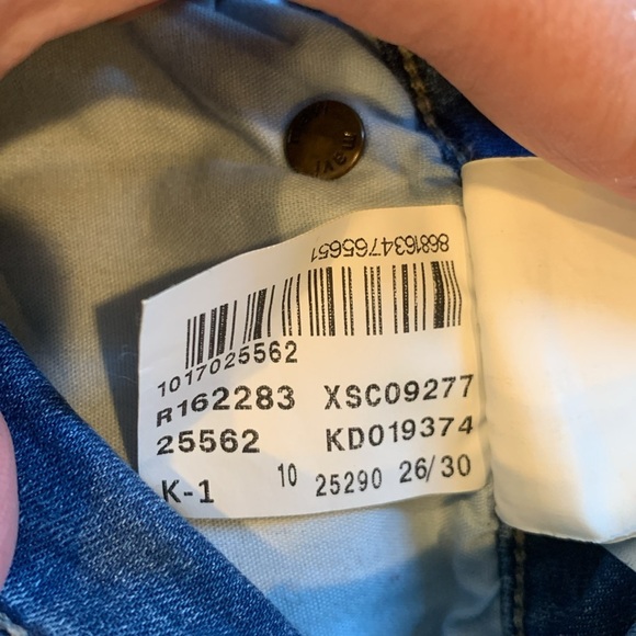 Mavi Jeans Women's Slim Fit Straight Leg Stretch Blue Women’s Size 26 or ~ 4 - Picture 4 of 7